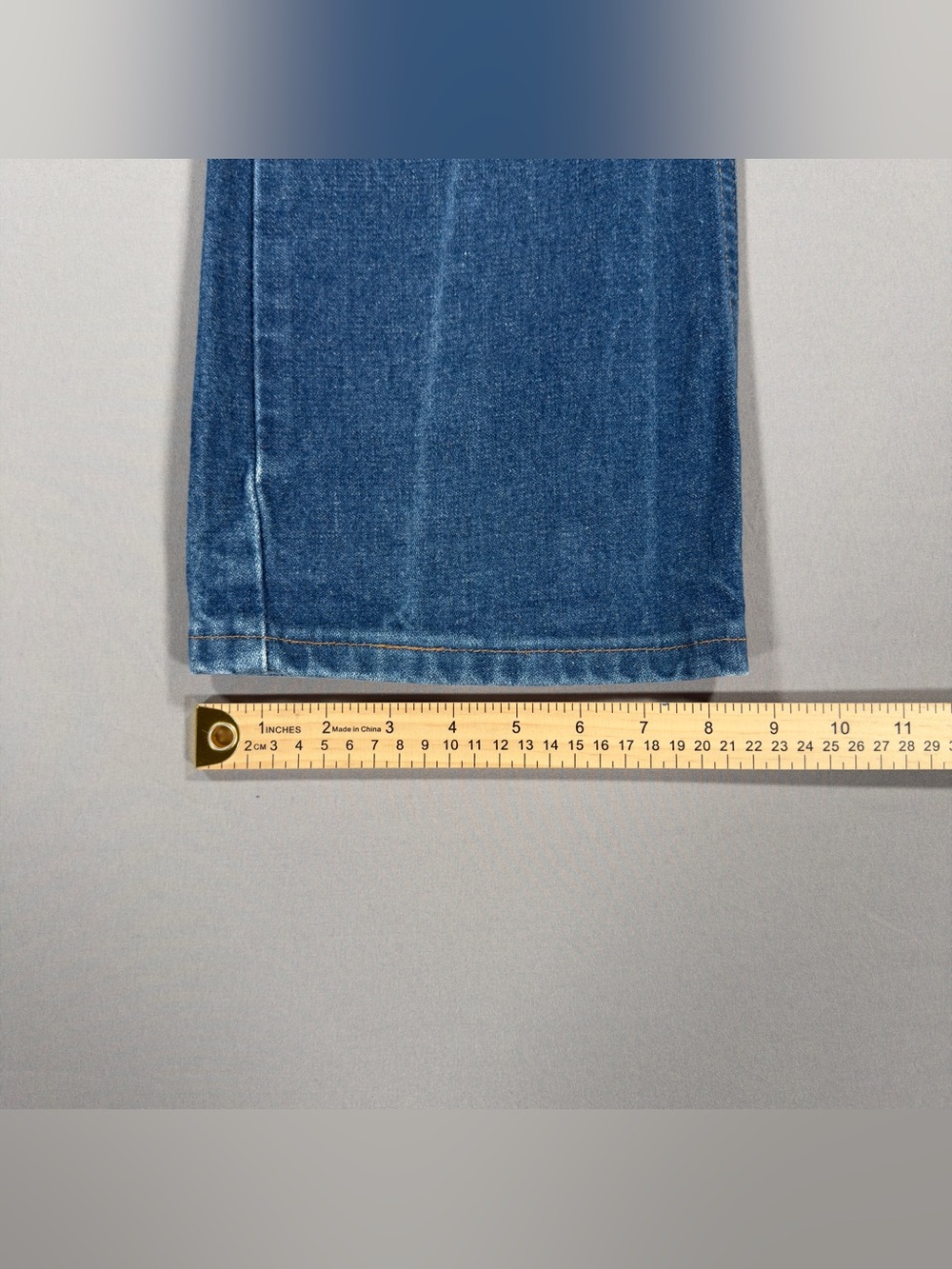 Vintage Wrangler 935NAV Cowboy Cut 31x36 (Fits 30x35) Slim Bootcut Denim Jeans - Picture 13 of 13
